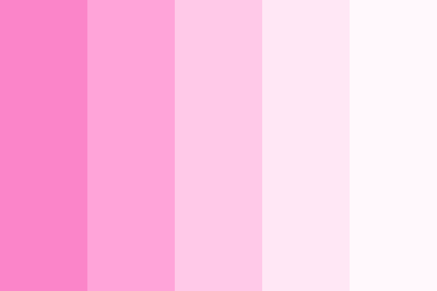 Pink Plastic Fantastic color palette
