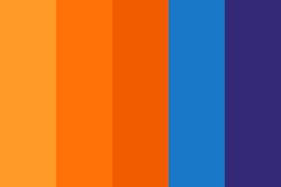 orange islands color palette