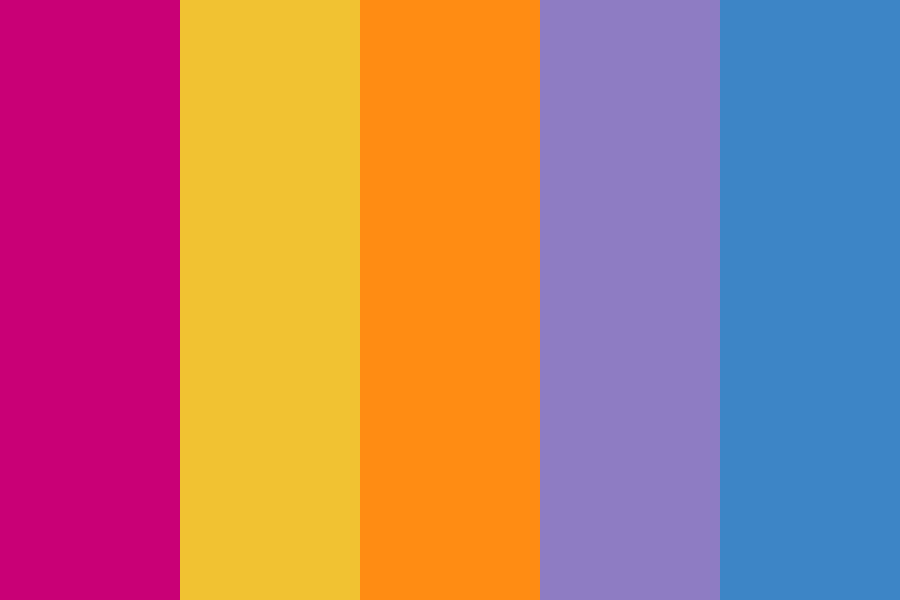 Colorful Cardigan color palette