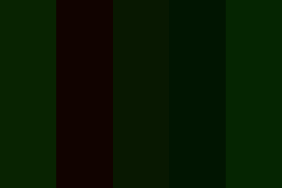 dark test color palette