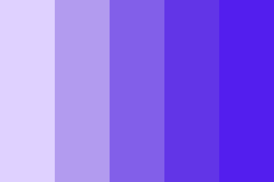 Monochromatic Purple Color Palette