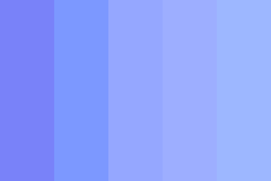 Cool Periwinkle color palette
