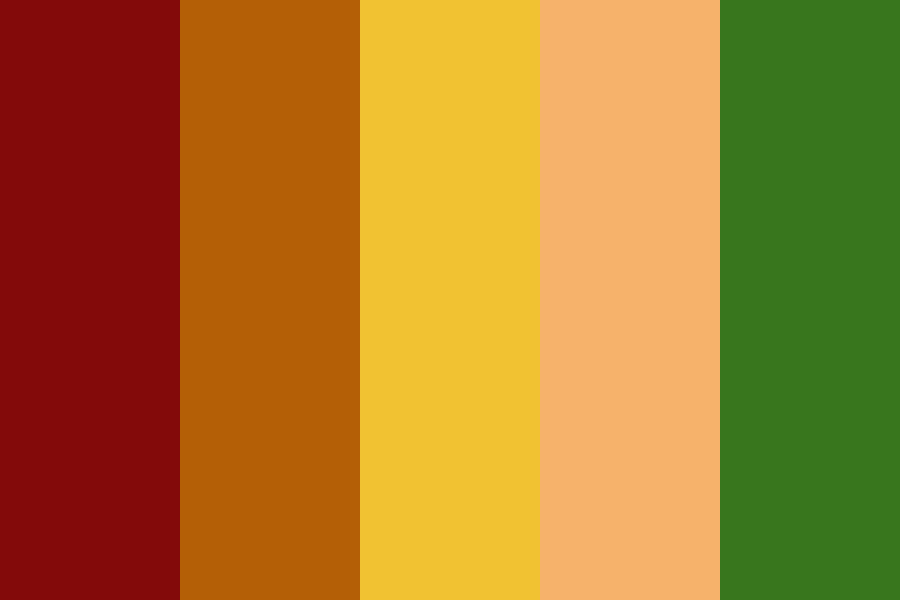 Amber Beauty color palette