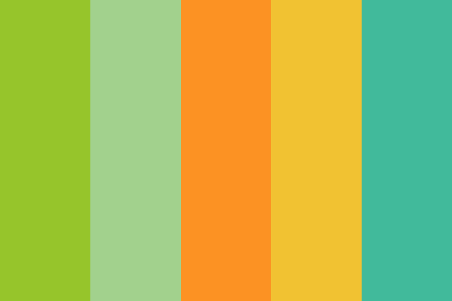 Deep Citrus color palette