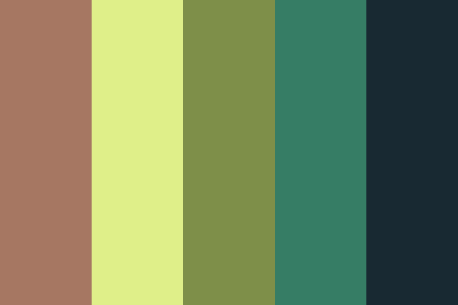 forestland color palette