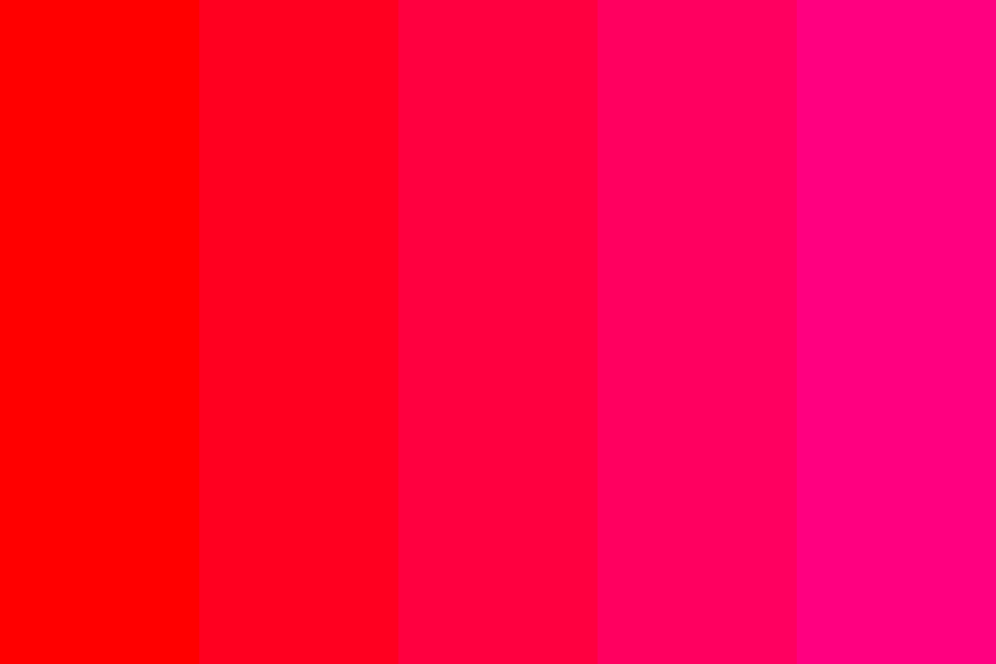 RoseRed color palette