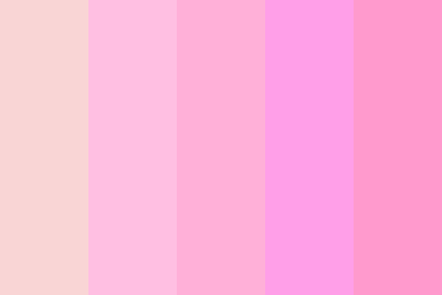 Pastel Pink Shades Color Palette