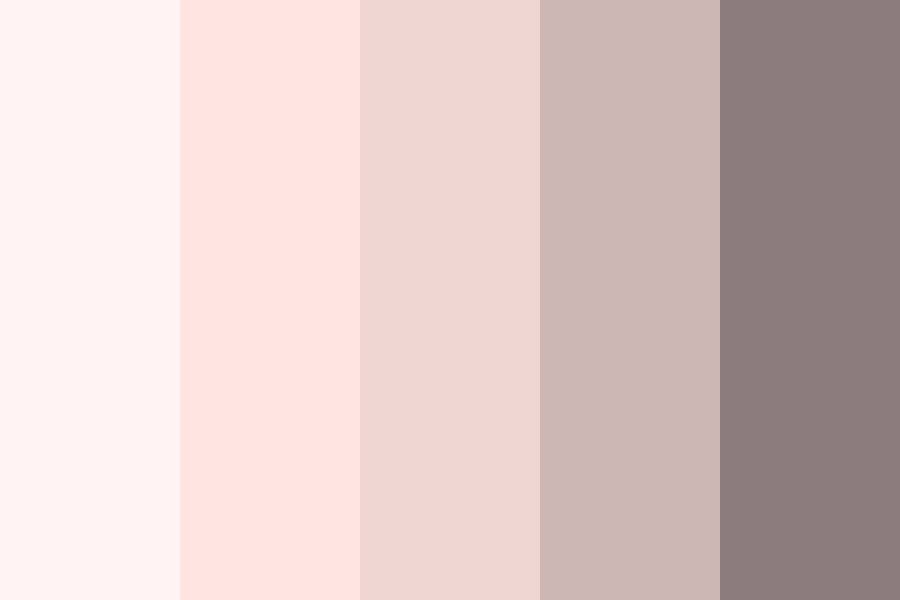 Misty Rose color palette