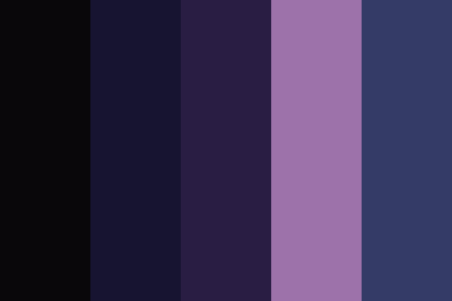 violet galaxy color palette