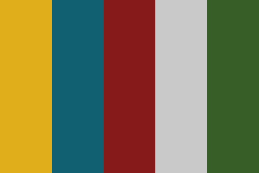 Holiday Party Invite color palette