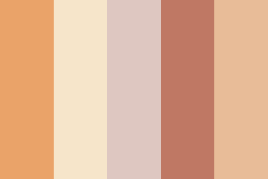 orange creme Color Palette
