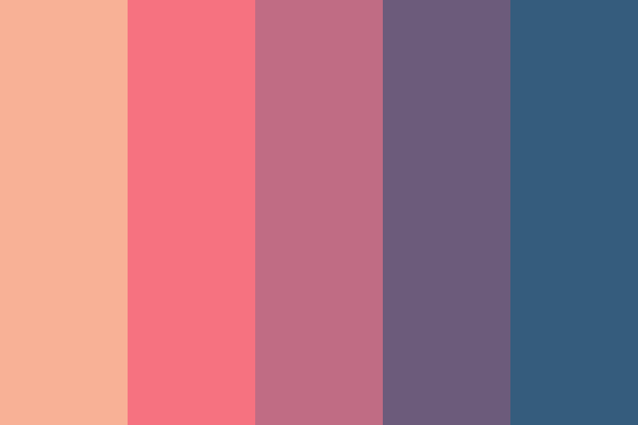 dawn and dusk color palette