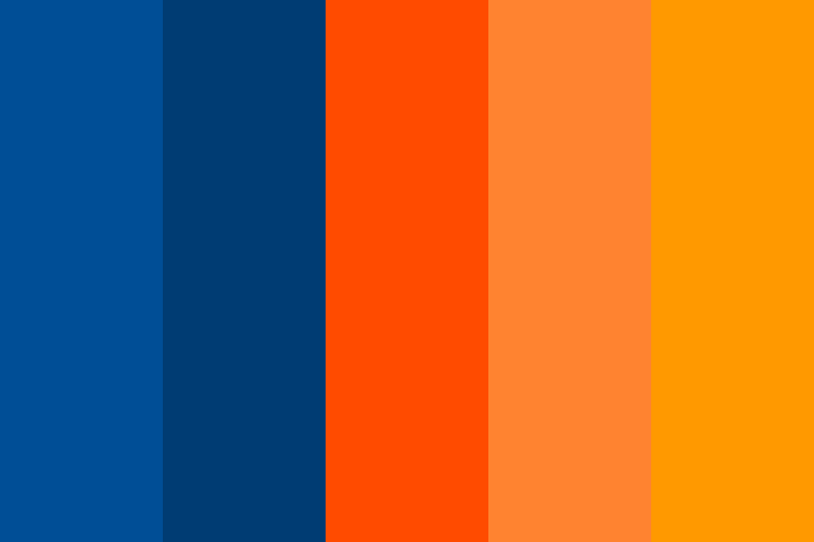 Retro space color palette