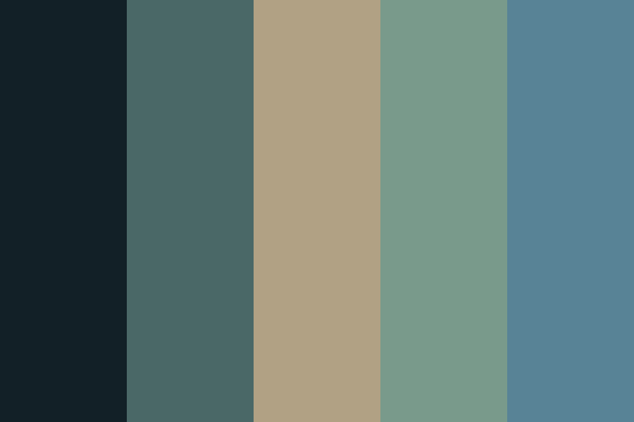 Into the Woods Disney color palette