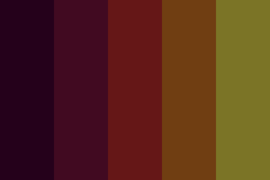 THE DESOLATION - credits in description color palette
