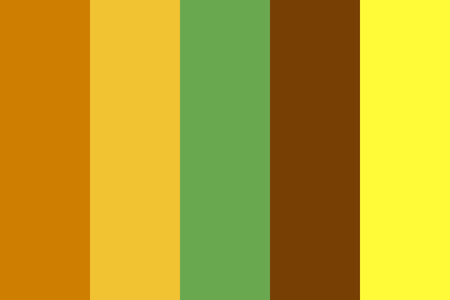 sunflower medow color palette