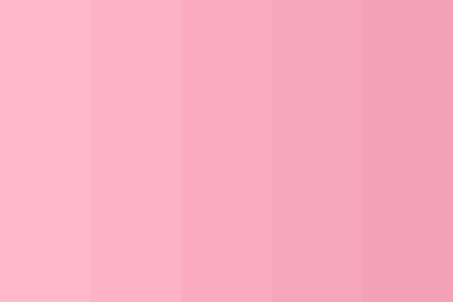 Preppy pink Color Palette.