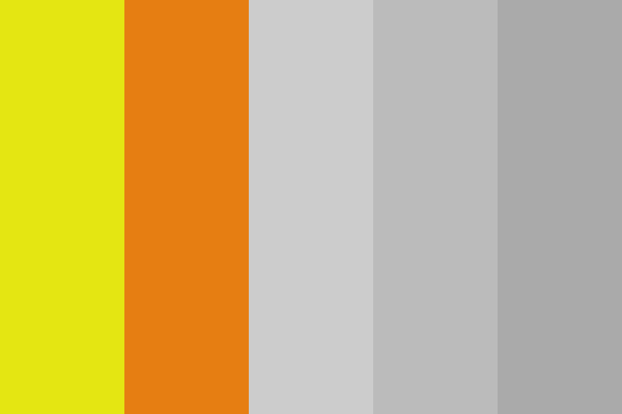 Ressist Yellow color palette
