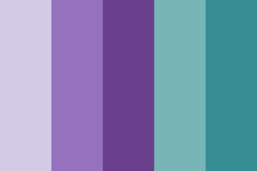 A Beautiful Purple To Teal Color Palette Including Gr - vrogue.co