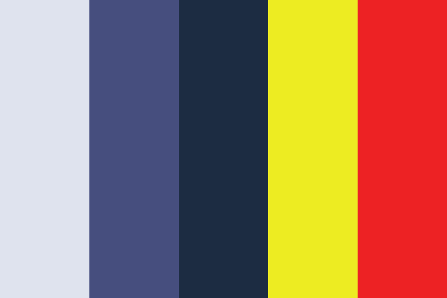 Hall Pass Secondary Colors color palette