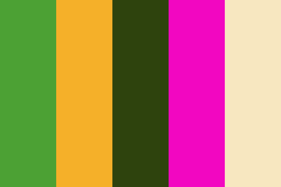 Happy Frog color palette