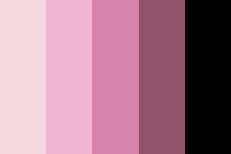 dark coquette powerpoint color palette