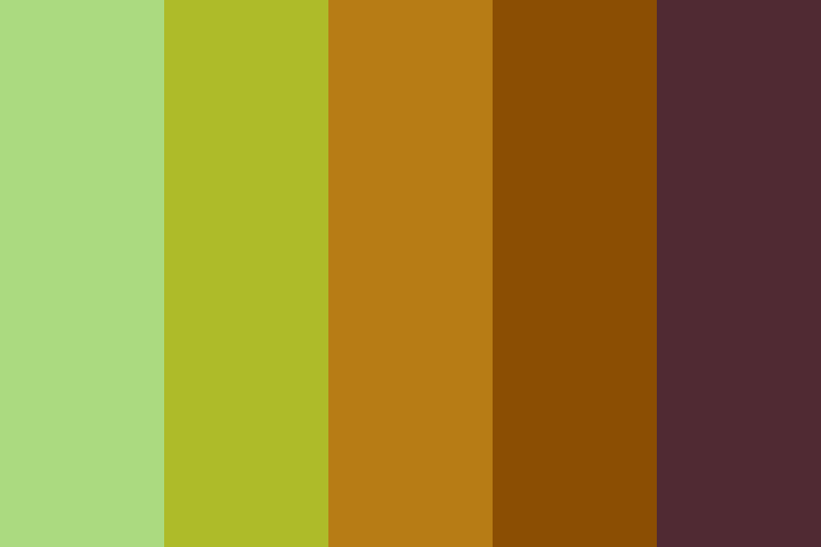 Yellow ground color palette