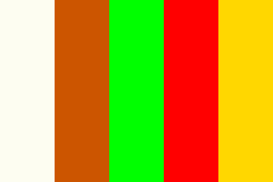 Chinese New Year Fire Horse color palette