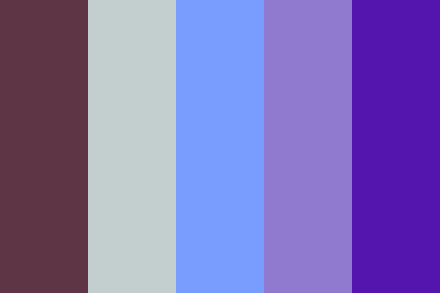 The viola flowers color palette