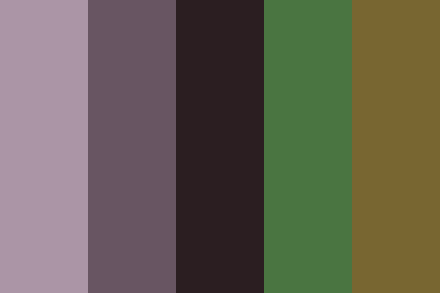 Powerful nature colors color palette