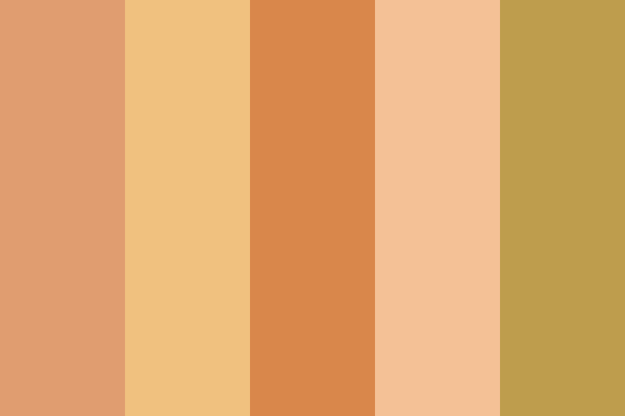Nala (Personnage Disney) color palette