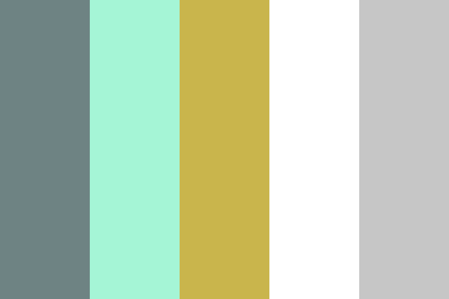 Simple calm color palette