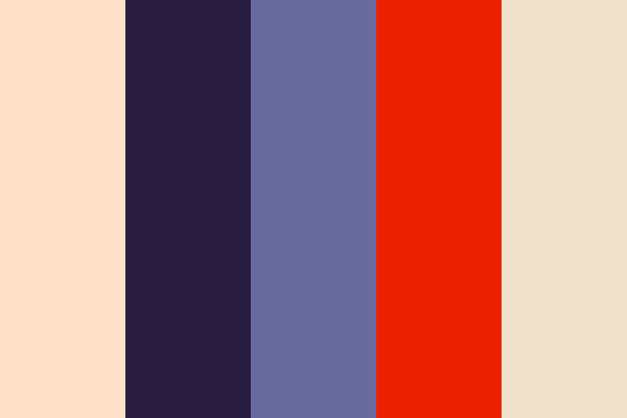 Zazu (Personnage Disney) color palette