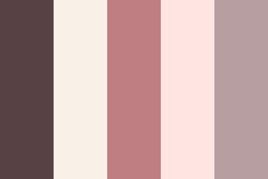 rose berry color palette