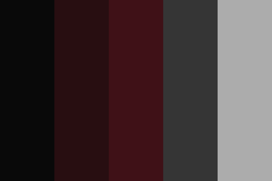 blood rose color palette