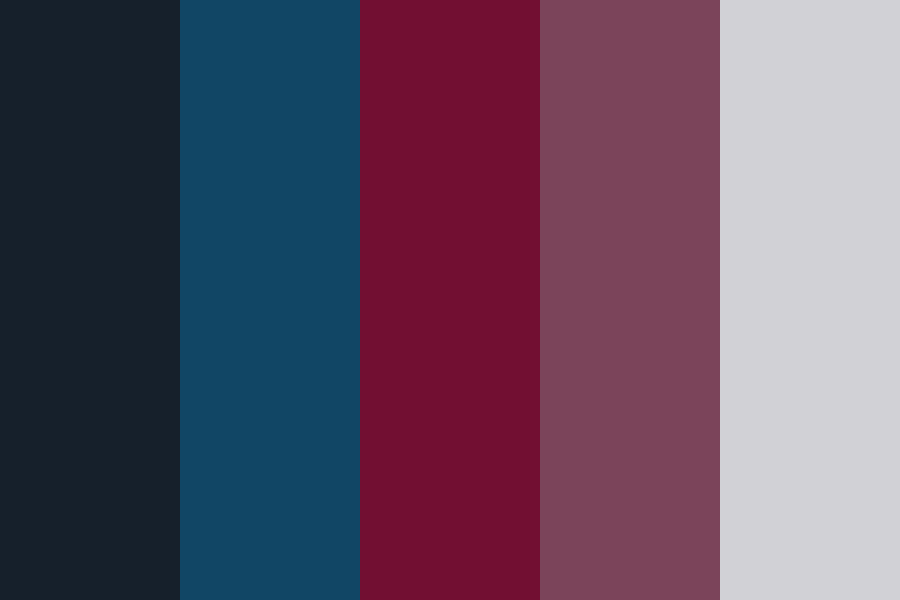 midnight dessert color palette