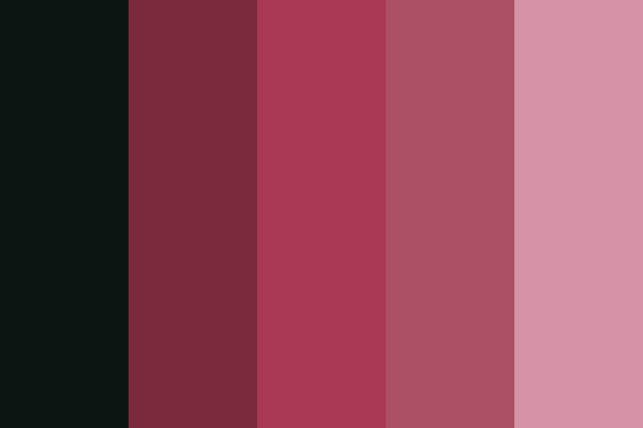 red soda color palette