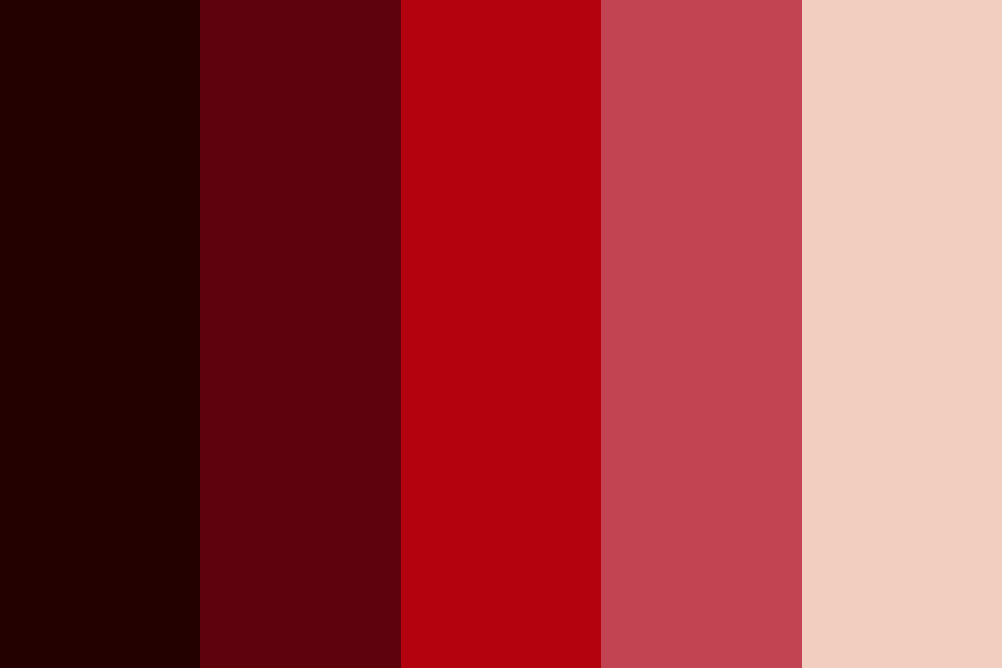 scarlet curtain color palette