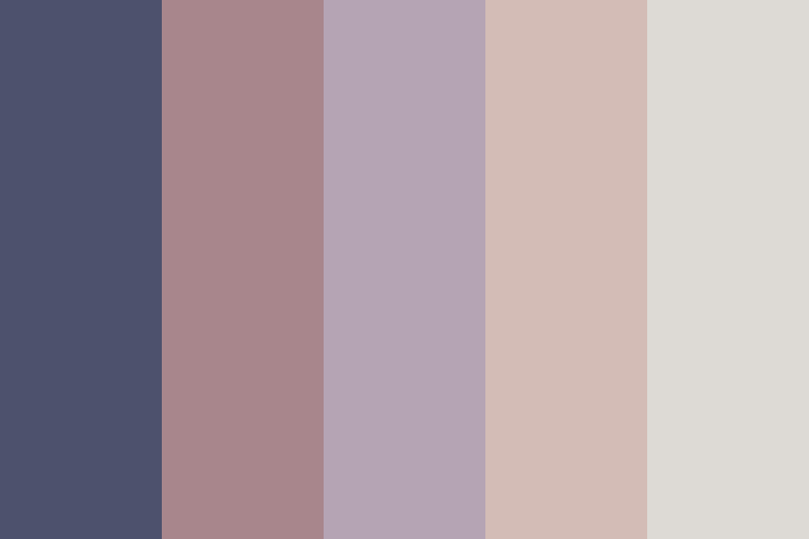 muted romance color palette