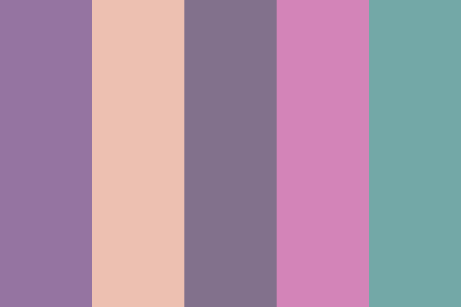 Purple Fairy Lady color palette