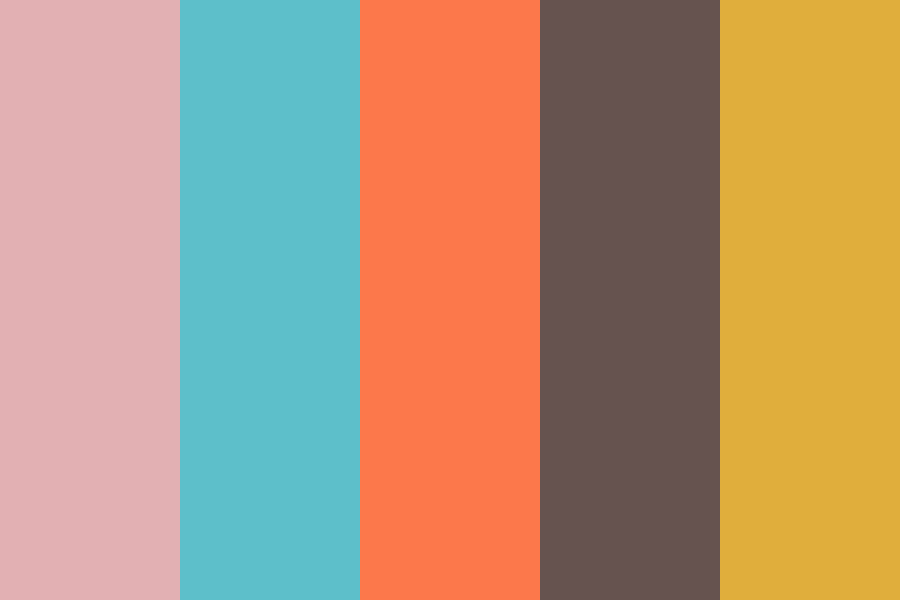 Enter the Futuristic Diner color palette