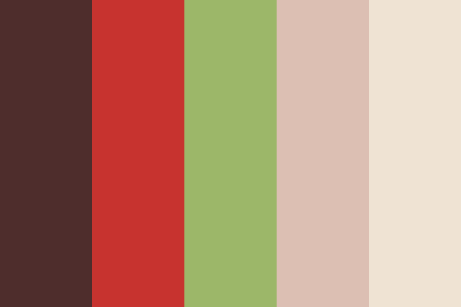 spring dessert color palette