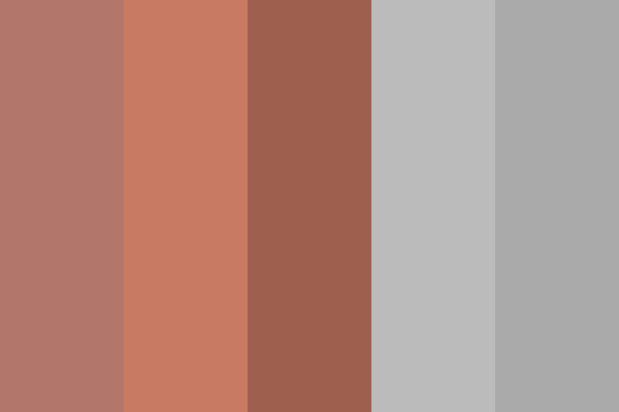 Warm Red Core color palette
