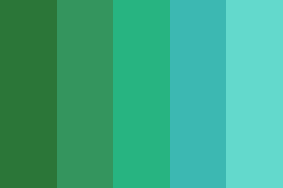 Emeralds of the Aqua color palette