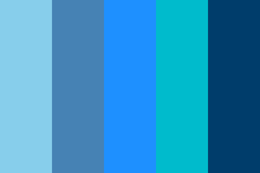 Ocean Tidal Wave color palette