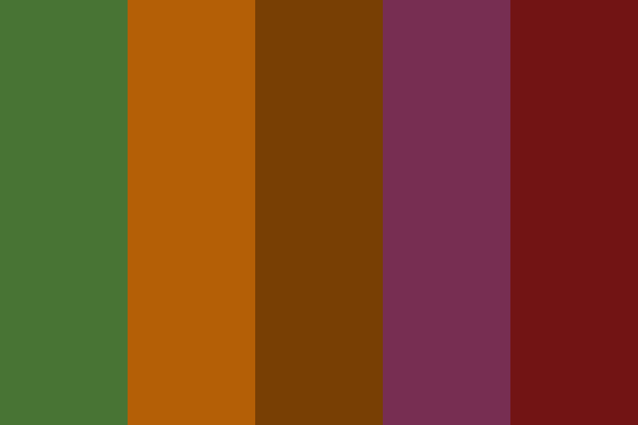 Goblincore B color palette