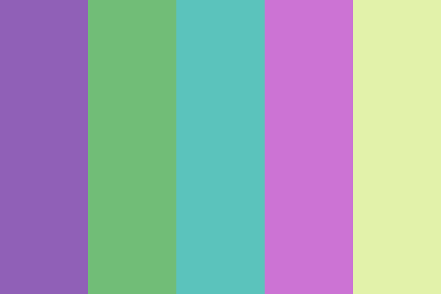 Pisces sign color palette