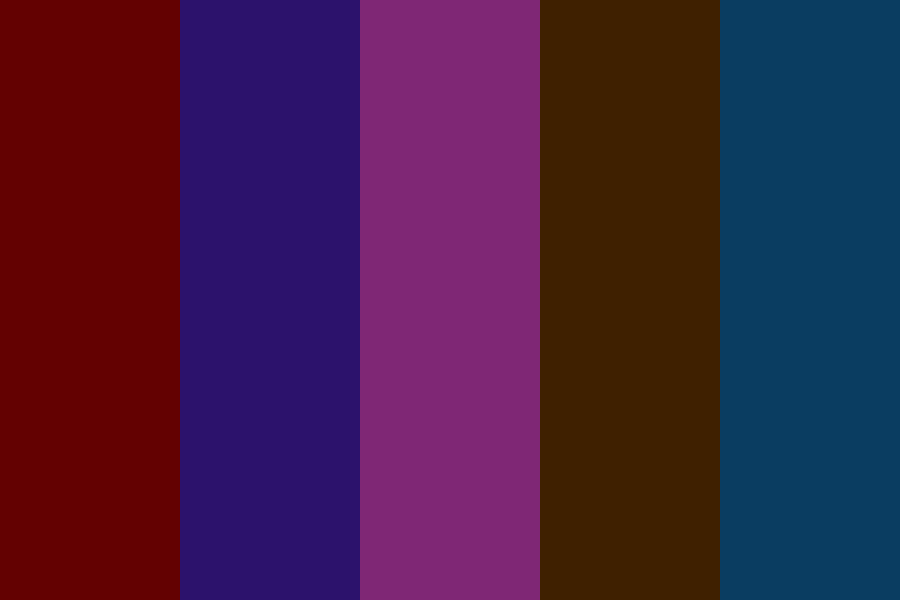 Scorpio sign color palette