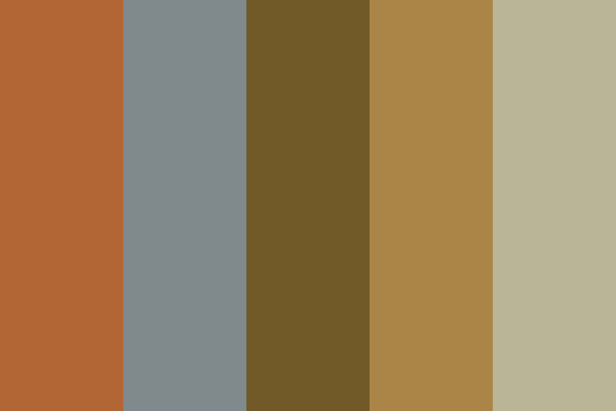 Distant Book Shelves color palette