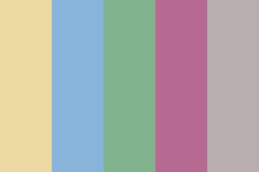 Virgo sign color palette